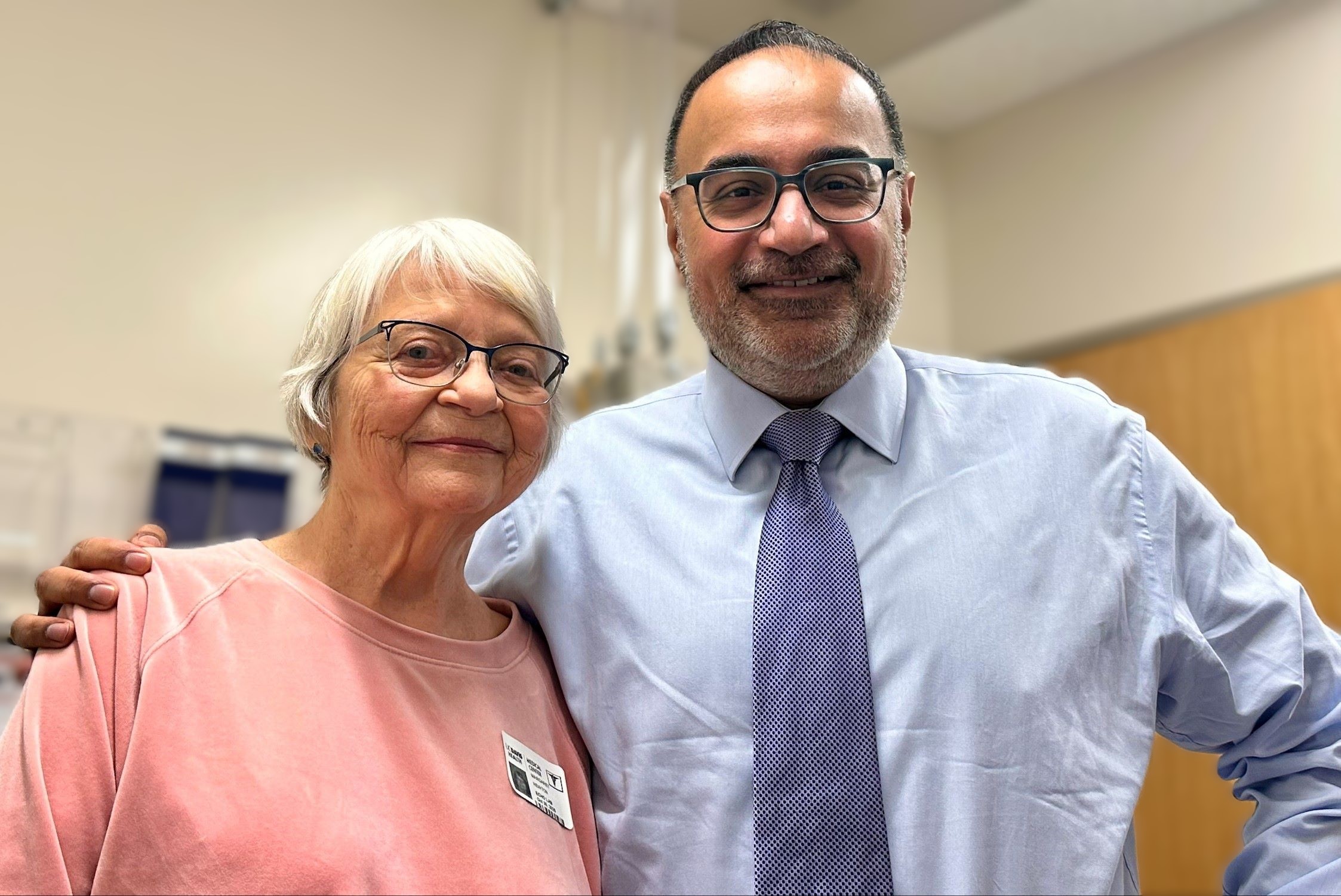 Dr Singh and Patient 